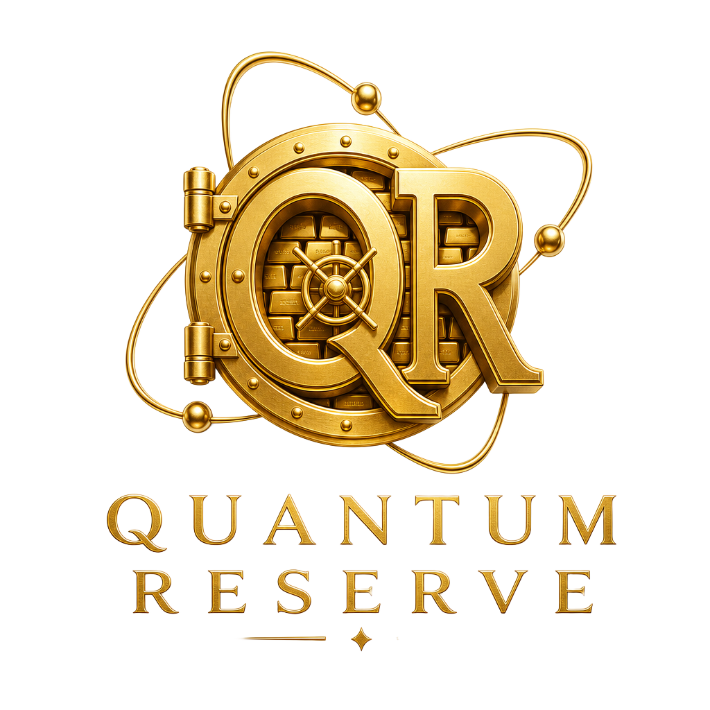 Quantum Reserve gold vault logo